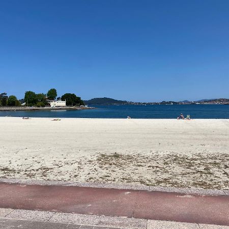 Baiona, Playa Santa Marta, Piscina 아파트 외부 사진