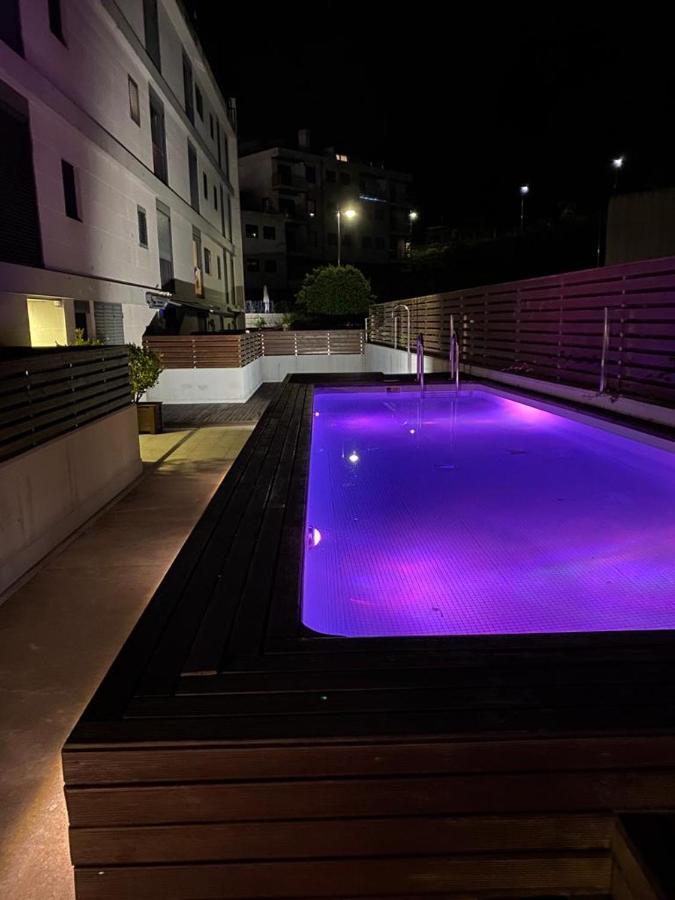 Baiona, Playa Santa Marta, Piscina 아파트 외부 사진