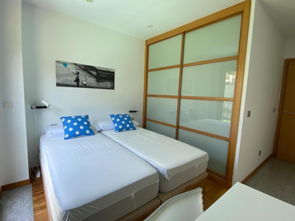 Baiona, Playa Santa Marta, Piscina 아파트 외부 사진